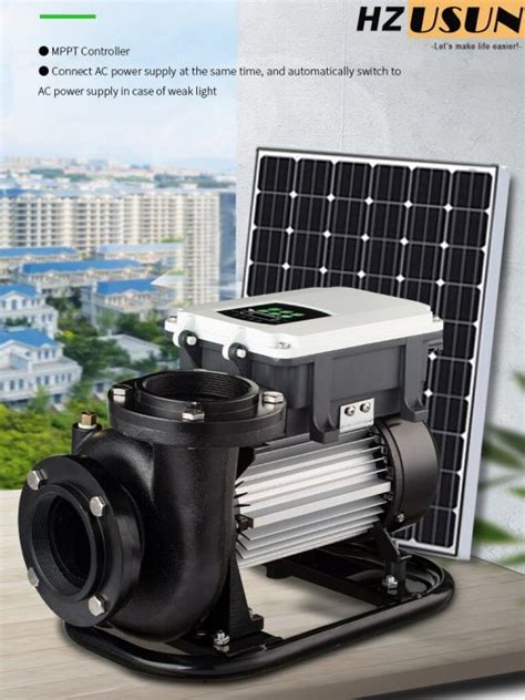 DC 2 HP 3 Inch Big Flow Solar Powered Above Ground Booster Pump Pumping