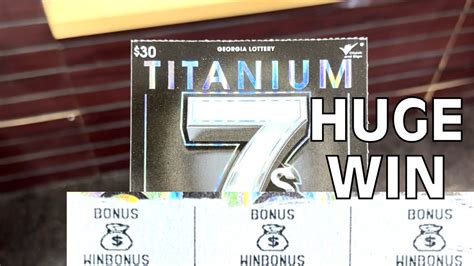 Georgia New Ticket Titanium S Huge Win Have A Great Day