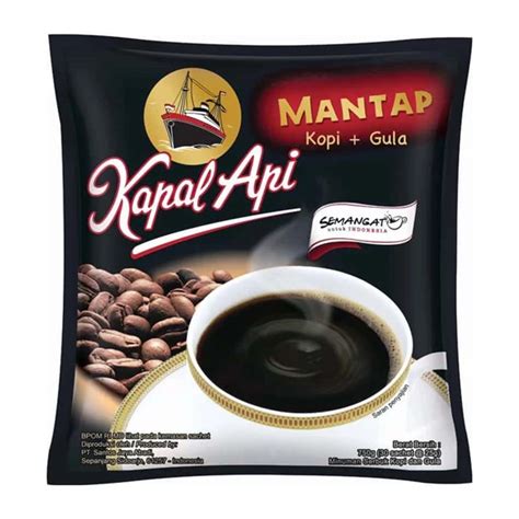 Jual Kapal Api Kopi Gula Rasa Mantap 25 Gram Isi 30 Sachet Bag