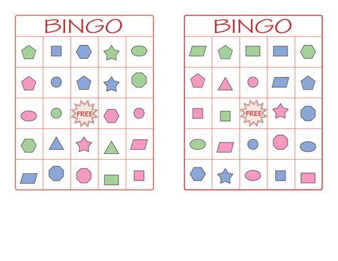 Bingo Das Formas Geom Tricas Cuca Super Legal Educa O Coordena O