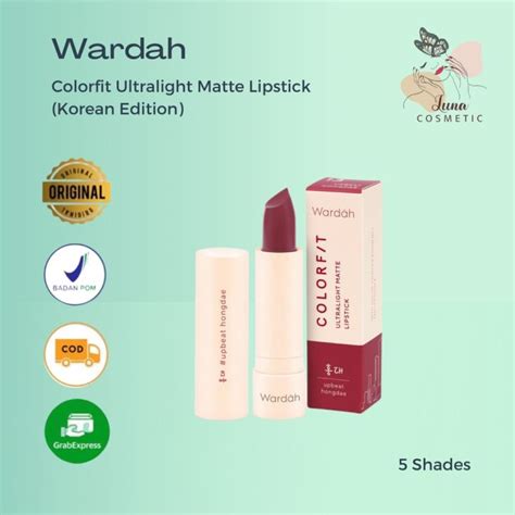 Wardah Colorfit Ultralight Matte Lipstick Ringan Dan Lembut Di Bibir