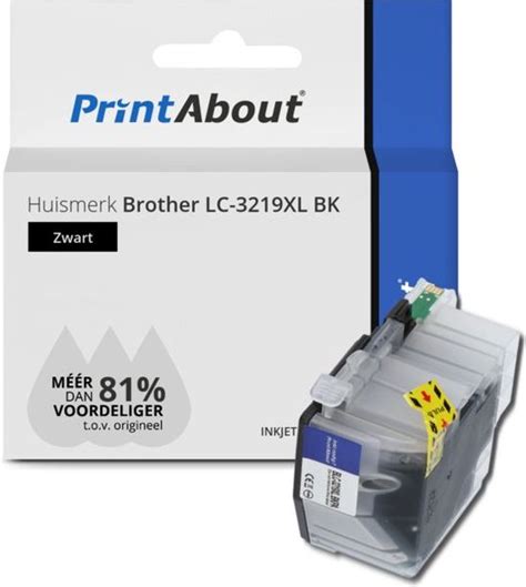 Inktpiraat Brother Lc Xl Bk Inktcartridge Zwart Hoge Capaciteit