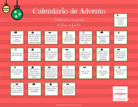 Calendario Do Advento