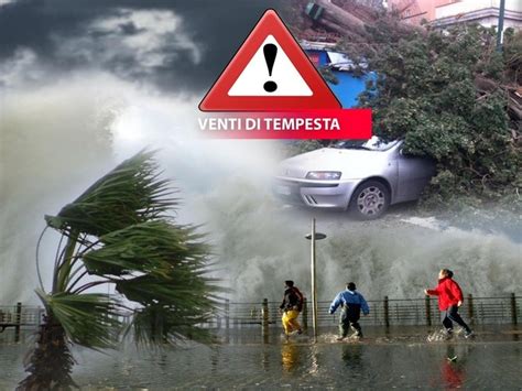 Avviso Meteo VENTI Di TEMPESTA In Arrivo Fra Poco Previste Raffiche