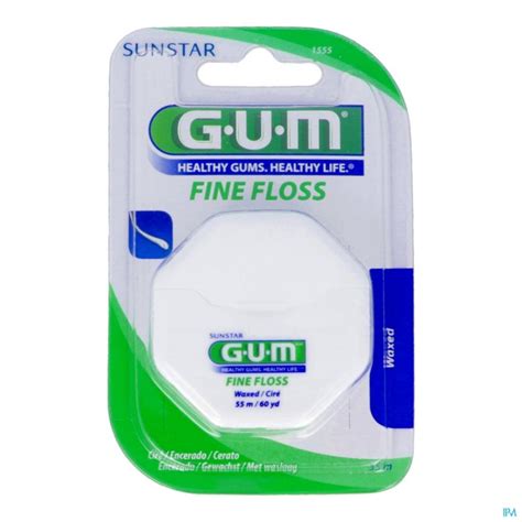 Gum Fine Floss Fil Dentaire Cire M