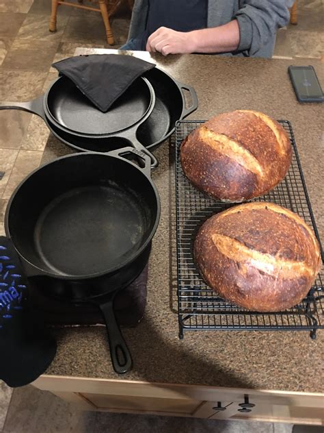 First Time Baking Bread Lodge Combo Cooker R Castiron