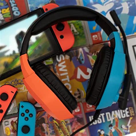 Orzly Gaming Headset With Mic For Nintendo Switch Oled And Lite Joycon