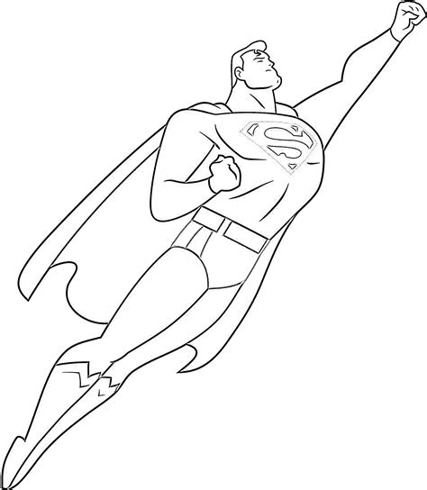 Free Printable Superman Coloring Pages