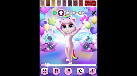 My Talking Angela Unicorn Dance Party Youtube