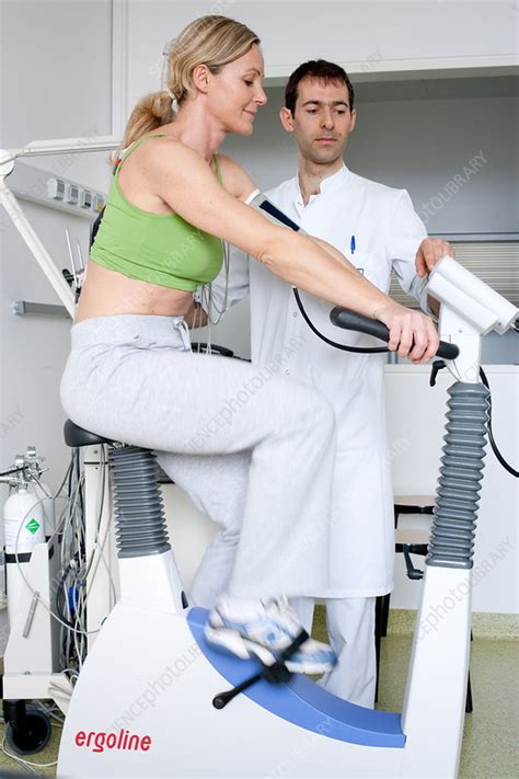 Cardiac Rehabilitation Training Stock Image C032 7285 Science