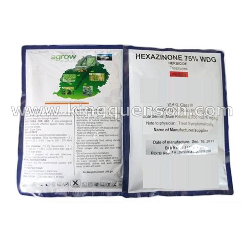 Hexazinone Herbicide 98％ Tc 75％wdg25％ Sl5％ Gr Manufacturer And Supplier