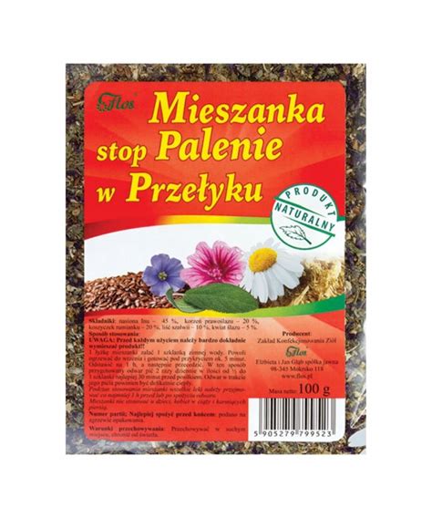 Mieszanka Stop Palenie w Przełyku 100g Flos 11316232039 Allegro pl