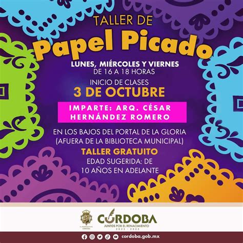 Ofrece Ayuntamiento Taller Gratuito De Papel Picado H Ayuntamiento