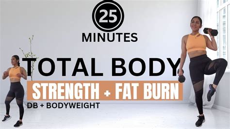 25 Min Total Body Workout Superset Shred Weights Bodyweight Strength And Fat Burn Youtube