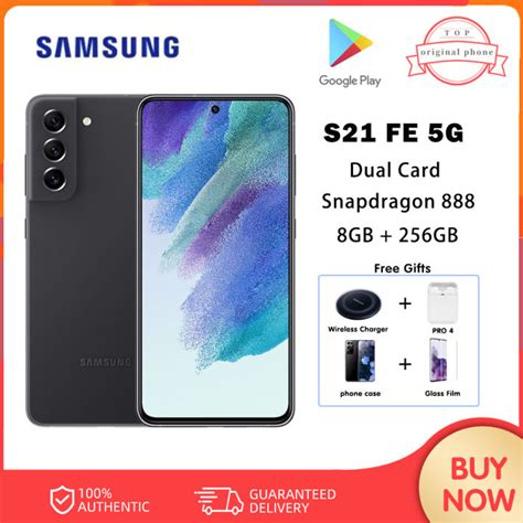 Samsung Galaxy S21 FE 5G [8GB RAM + 256GB ROM] Android Dual sim Card ...