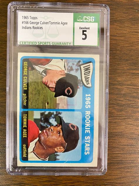 Topps Culver Agee Rookie Topps Card Csg Graded Excellent