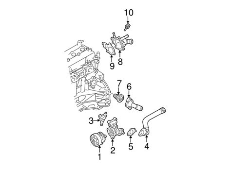 Nissan Frontier Water Pipe Ea A Oem Parts Online