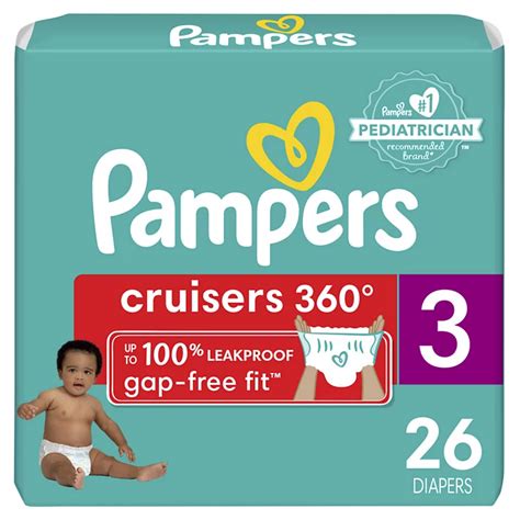 Pampers Cruisers 360 Diapers Size 3 - Shop Diapers & Potty at H-E-B