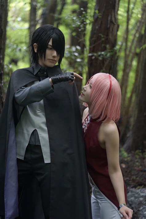 Sasusaku Cosplay Sakura Sakuraharuno Sasukeuchiha Sasuke Cosplay