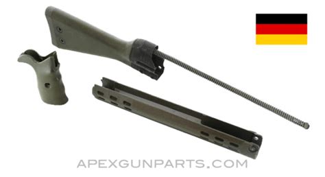 G3 Hk91 Stock Assembly With Handguard And Grip Green Good