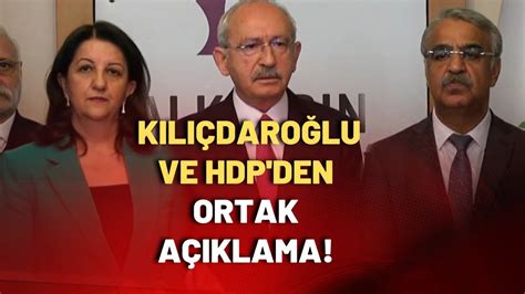 Kemal K L Daro Lu Hdp Ile G R T Yeni Bir Ba Lang Yapaca Z