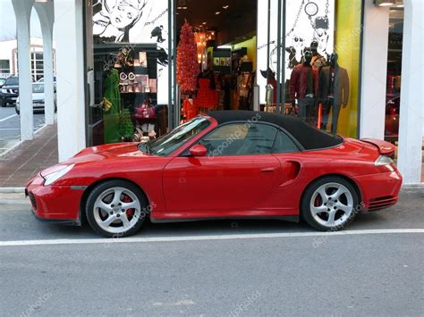 Red Convertible Porsche 911 Turbo Stock Editorial Photo © Manuelgof