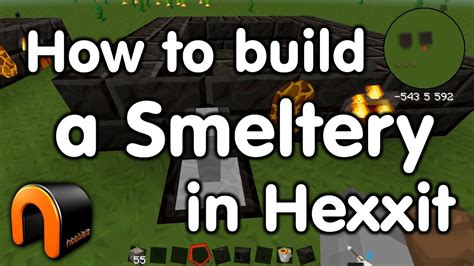 Minecraft How To Build The Smeltery In Hexxit Youtube