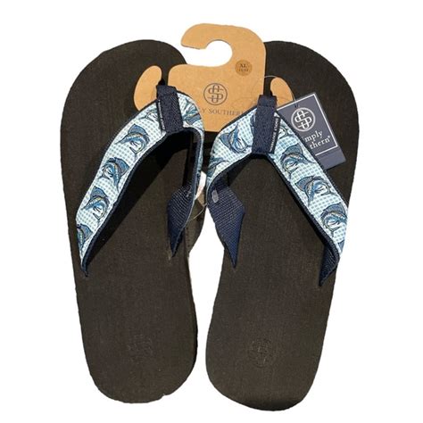 Simply Southern Shoes Gingham Sailfish Marlin Simply Southern Flip