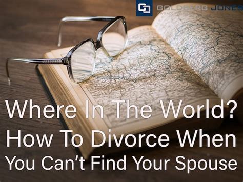 How To Divorce When You Cant Find Your Spouse