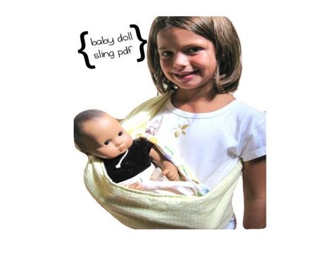 Baby Doll Sling Sewing Pattern Pattern On Baby Dolls