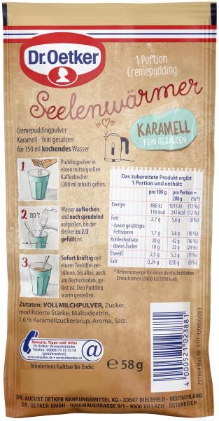 Dr Oetker Seelenwärmer Tassen Cremepudding Karamell online kaufen bei