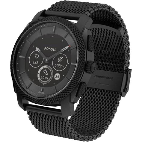 Fossil Smart Watch Carlyle Hr Gen Ftw Hr Gps Black Back Market