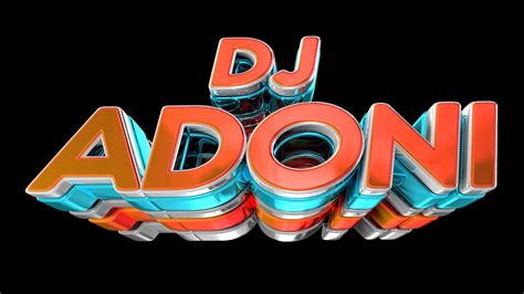 Dj Adoni Flyer 3d Text Template Cinema 4d Text Texto 3d Editable