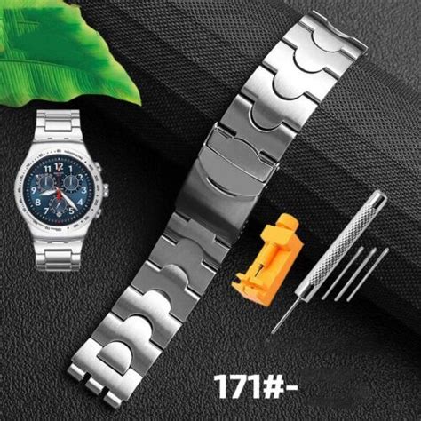 Mm Stainless Steel Watch Band Strap For Swatch Ycs Yas Ygs