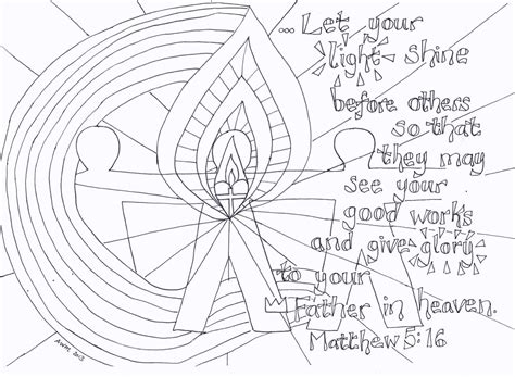 Jesus Is The Light Of The World Coloring Pages Coloring Home