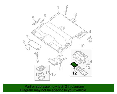 2005 2021 Nissan Map Lamp Lens 26432 Ea000 Oem Parts Online