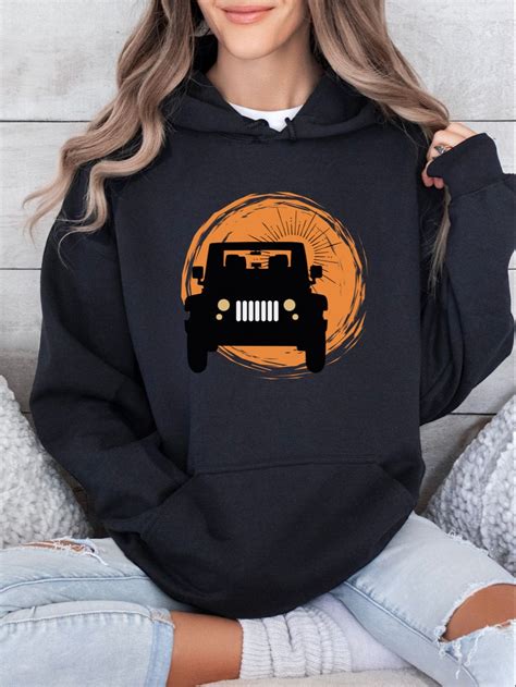 Jeep Sunset Sweatshirt Jeep Sweatshirt Sweatshirts Adult Outfits