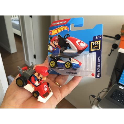 Carrinhos Kart Do Mario Bros Mariokart Hot Wheels Lacrado E Kart Sem Embalagem Shopee Brasil