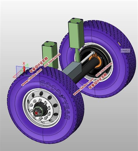 轮边驱动大客车动力系统设计与仿真分析含cad图ug三维图汽车56设计资料网