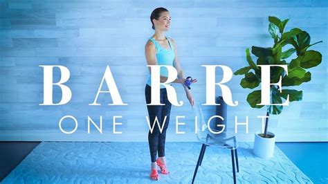 Barre Workout For Beginners Seniors Full Body Toning With One