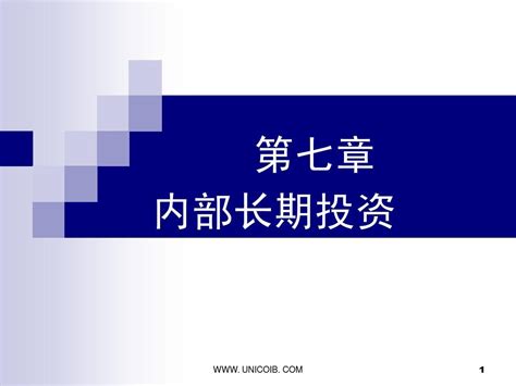 第七章内部长期投资word文档在线阅读与下载无忧文档