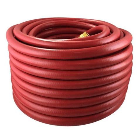 Flexon 1 2 In X 50 Ft Red Hot Water Rubber Garden Hose Ph1250rcn