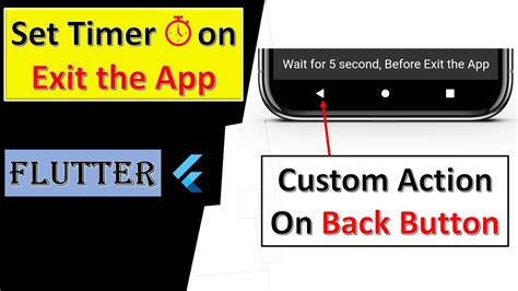 Flutter Exit App On Back Press Willpopscope Widget Youtube