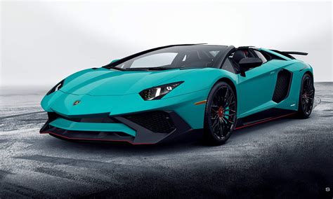 Teal Lamborghini Aventador Hd Wallpaper Wallpaper Flare