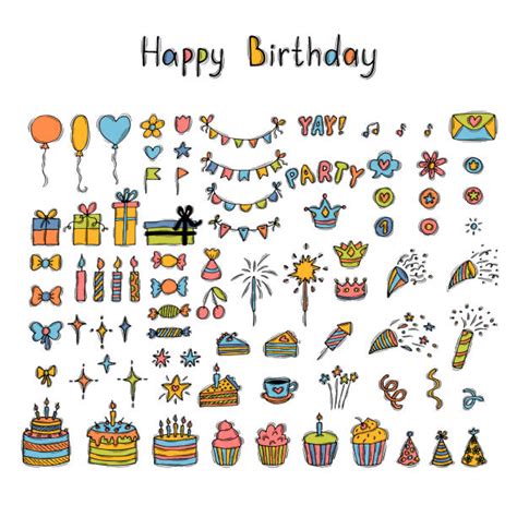 1,300+ What To Draw On A Birthday Card Stock Illustrations, Royalty-Free Vector Graphics & Clip ...