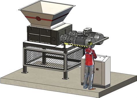 Four Shafts Shredders Model S Isve Recycling Shredders Grinders