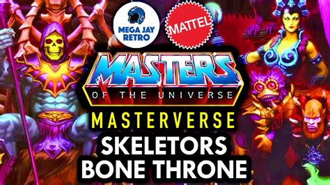 First Look At New Eternia Skeletor Bone Throne Diorama Motu