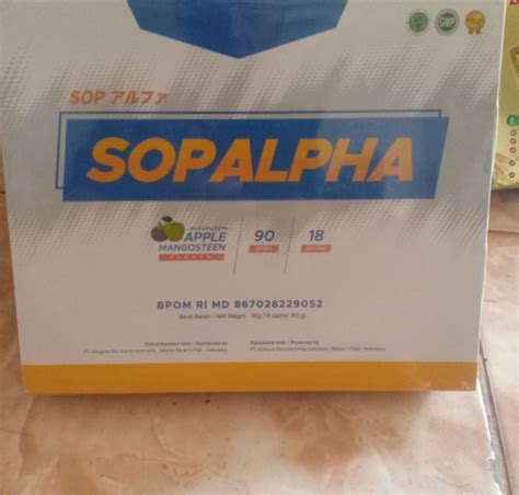 Sop Alpha Bioboost Immune Booster Sachet Box Lazada Indonesia