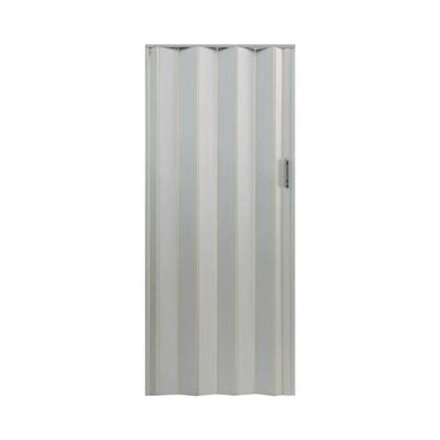 Puerta Plegadiza Pvc 10 Mm Fracas Con Traba Ciega Fresno