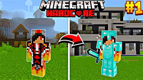 Minecraft Pe Hardcore Survival Series Ep In Hindi Made Op